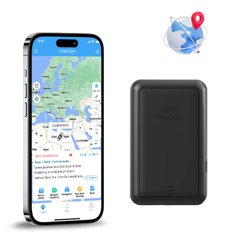 Rastreador gps para carro 4g lte, à prova d'água em tempo real, bateria de 20000mah, magnético oculto, gsm, android, lbs, pc, compatível com ios/android