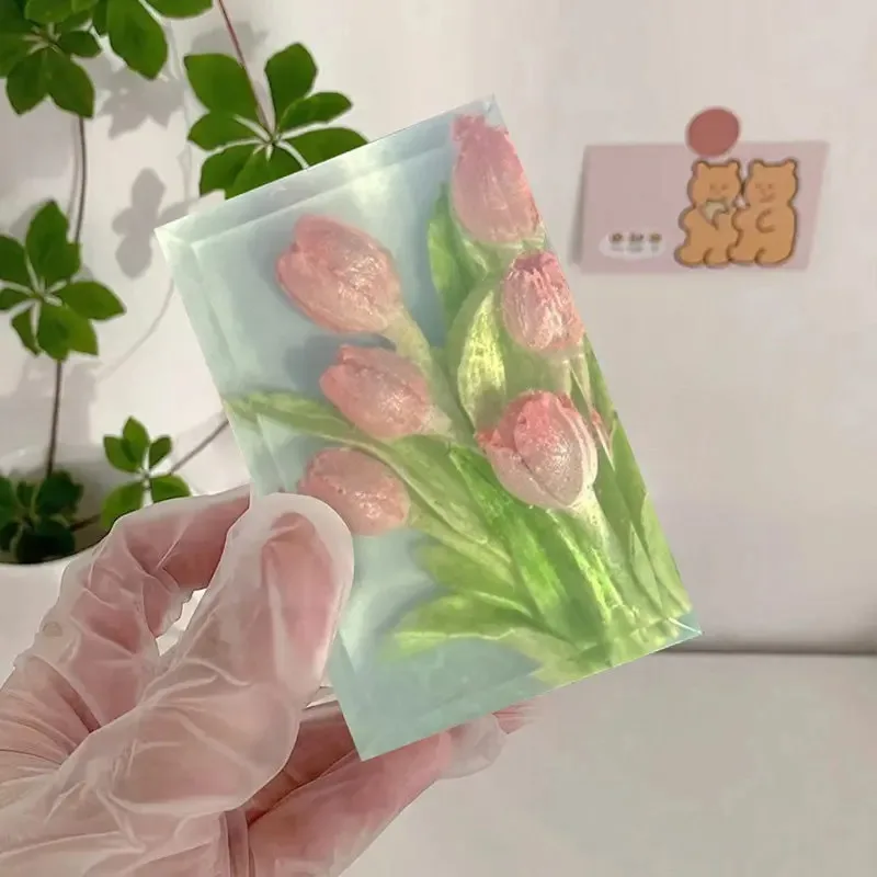 Soap Garden Series Tulip Bath Plant Essential Oil Art Soap Mother Girlfriend Gift