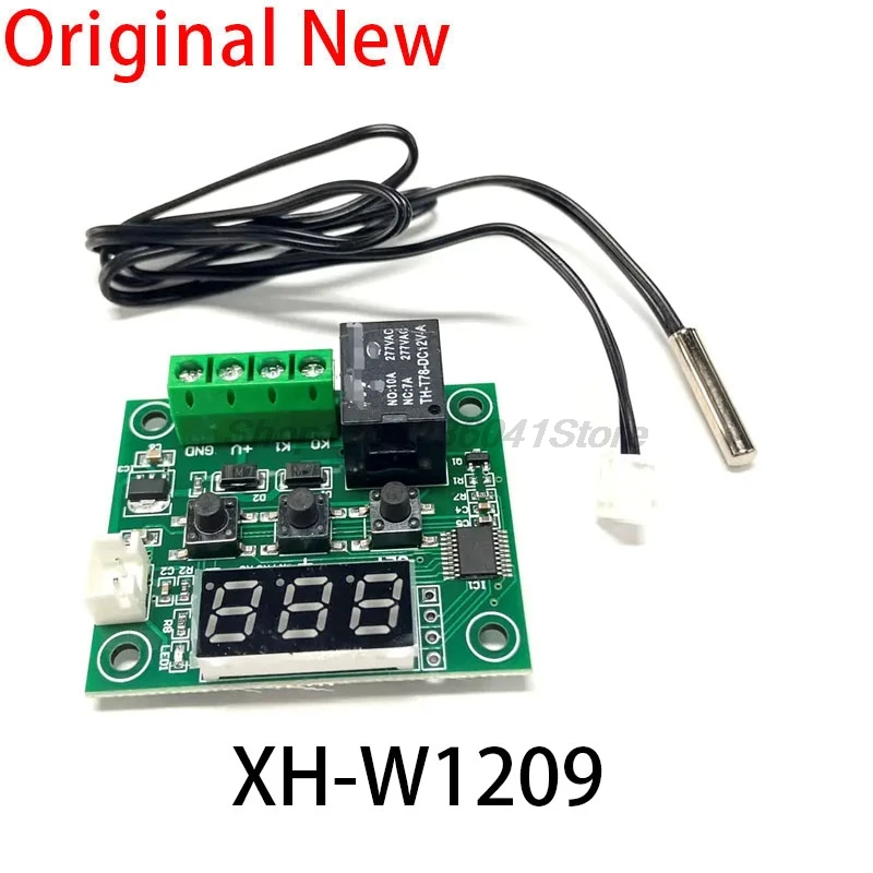 1PCS W1209 DC 12V Red/Blue heat cool temp thermostat temperature control switch temperature controller XH-W1209