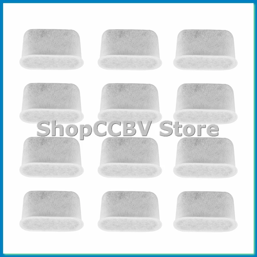 

12 сменных угольных фильтров для воды для ВСЕХ кофеварок, -RWF-A33R