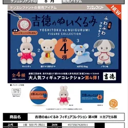 Kenelephant Japan Gashapon Figurine Anime Cute Mini Gide Muppets Flocking Doll P4 Model Action Figure Kawaii Capsule Toys Gift