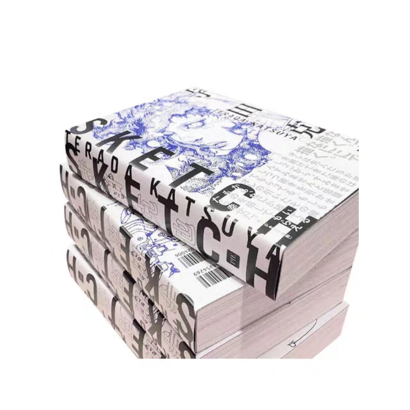 Terada Katsuya Libro di schizzi originale Libro da disegno Libro d'arte Versione giapponese