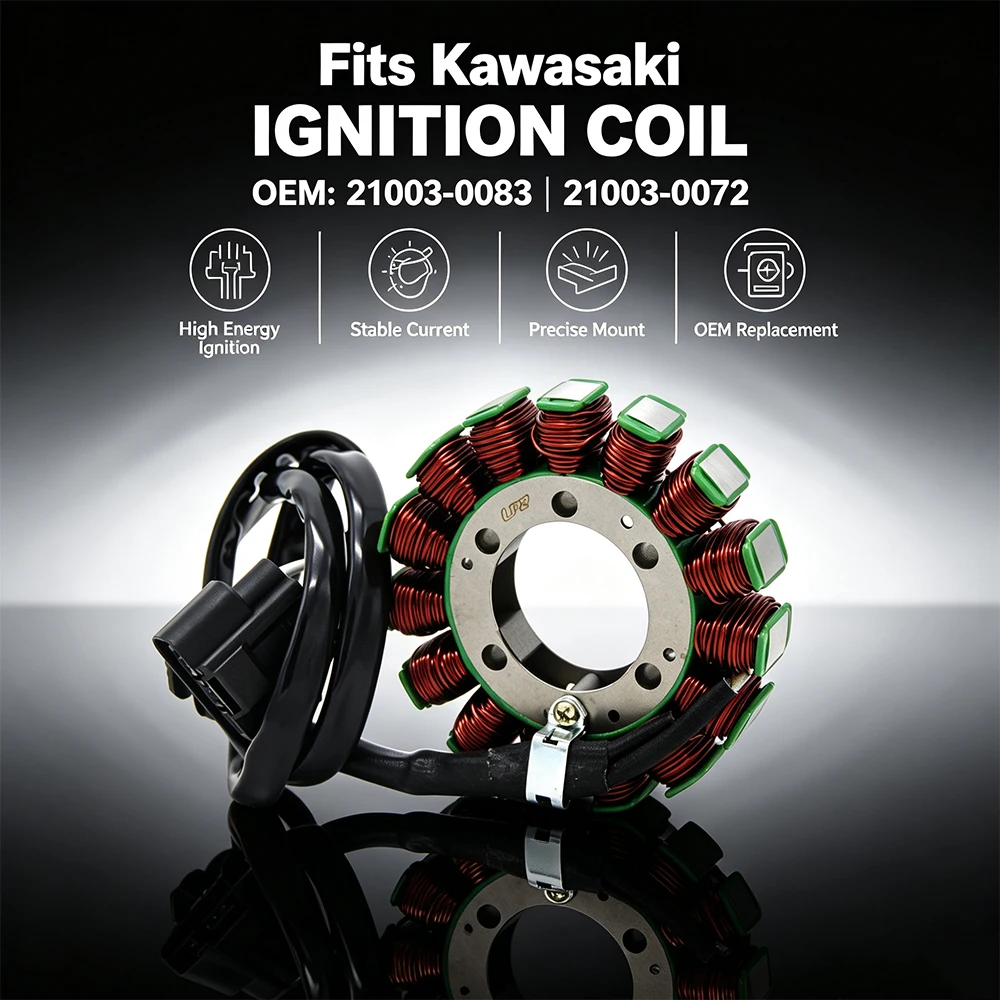 Motorcycle Ignition Generator Stator Coil For Kawasaki ZX1000 ZX 1000 Ninja ZX-10R ZX-6R 2009 2010 2011 2012 2013 2014 2015-2017