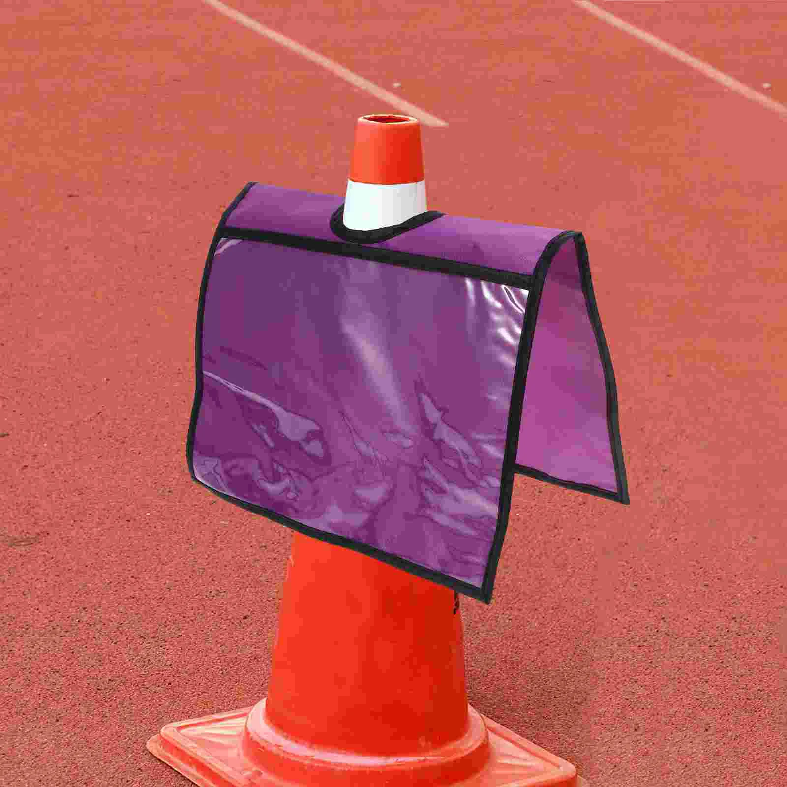 2 szt. Szyszka drogowa znak ostrzegawczy rękaw do masażu udekoruj okładkę wiadomości dla uwaga Pe