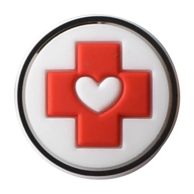 1pcs Pins Hospital Medicine Shoe Charms for Crocs Shoe Accessories Decoration Jeans Women Buckle Kids Men Badges Boy Girl Gift