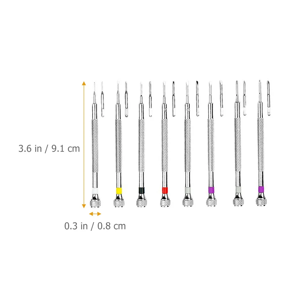 8 مجموعات مفك مجموعة الصليب أداة إصلاح اليد الصغيرة لمقبض المضادة للانزلاق المحمولة شقة رئيس متعددة الأغراض سائق اليد
