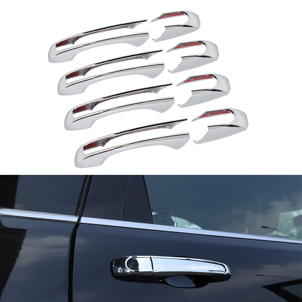 

Для Jeep Grand Cherokee 2011-2020 Наружная ручка двери автомобиля Cover Trim Chrome ABS Auto Styling accessories