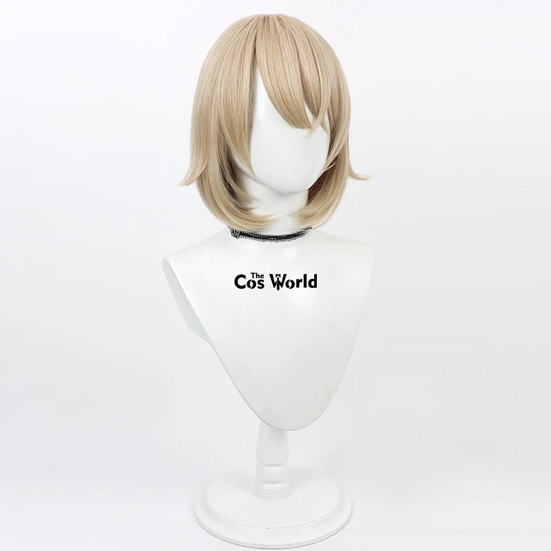 Delizioso in DungeonFalin Touden Falingon 38 cm corto rettilineo anime cosplay parrucche fibra resistente al calore capelli sintetici + cappuccio parrucca