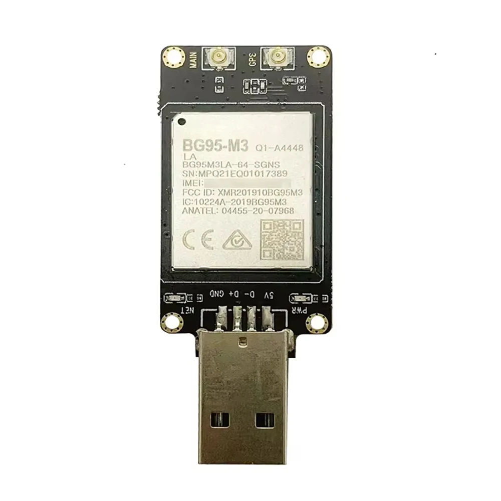 BG95-M3 USB Dongle With SIM Card Slot Multi-mode LPWA Module 4G GPS Antenna MHF1 SMA Pigtail LTE Cat M1/Cat NB2/EGPRS