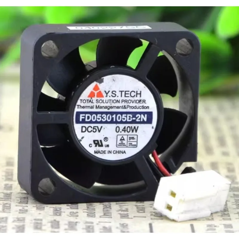 New Cooler Fan for Y.S.TECH FD0530105B-2N 3CM 3010 5V 0.40W Double Ball 2 Wire Cooling Fan 30 * 30 * 10MM