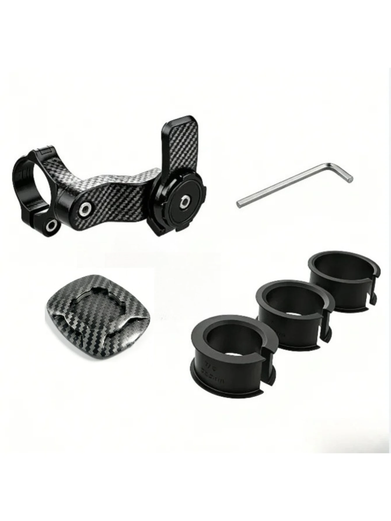 Support de téléphone universel antivibration pour vélo – Support de guidon robuste autobloquant Compatible avec les cyclisme sur route et en montagne