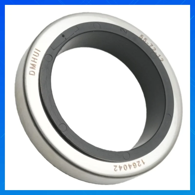 B2PT Oil Seal 55x72x12 Double Lip Seal Stainless Steel Oil Seal PTFE+SS For Screw air compressor, chemical pump, vacuum pump