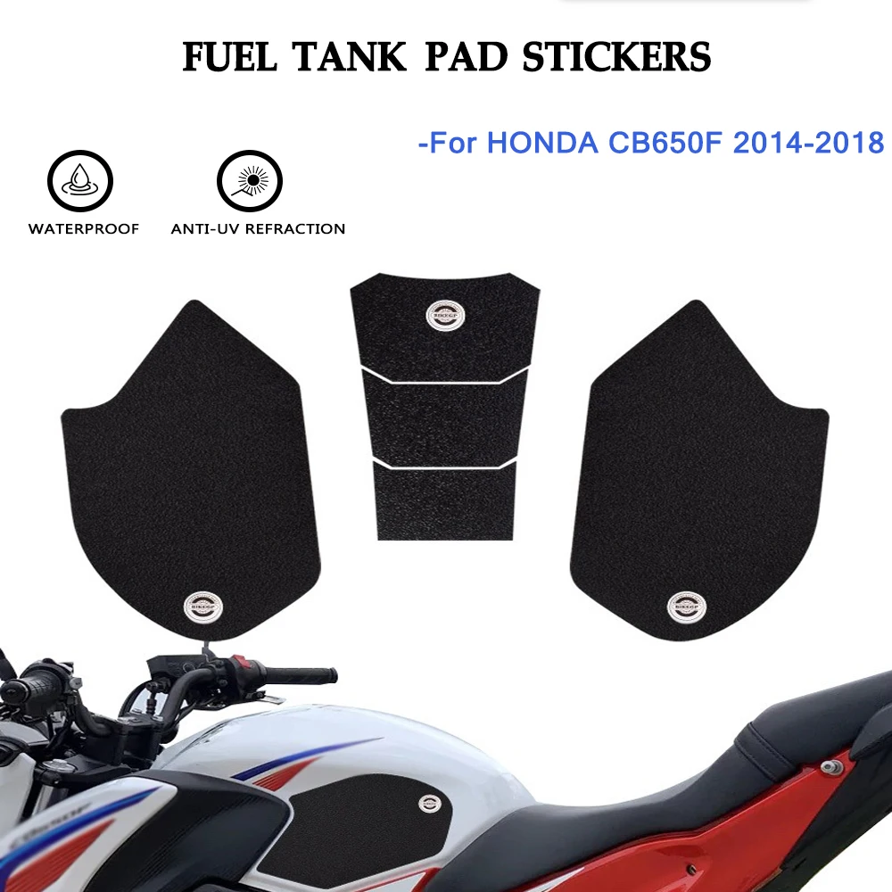 Dla HONDA CB650F CB 650F 2014-2018 naklejki na zbiornik motocykla nakładka na zbiornik paliwa naklejki antypoślizgowe akcesoria ochronne uchwyt na kolano naklejka