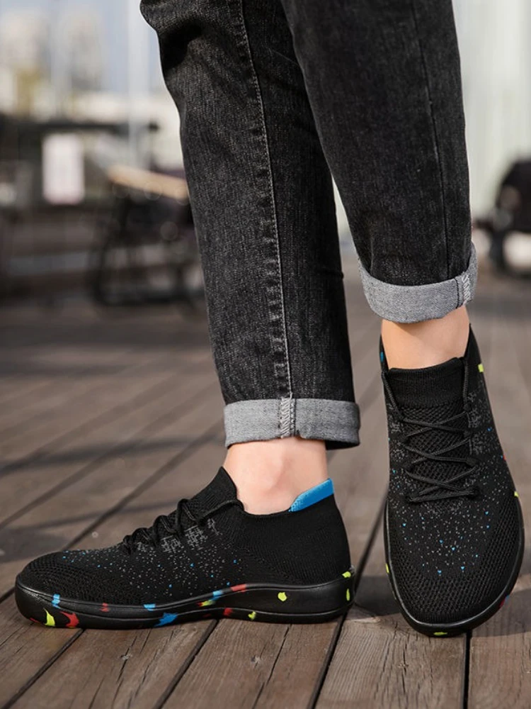 

Soft Mesh Upper Breathable Man Casual Sneaker Original Deals Jogging Designer Korean Summer Fashion Wide Sports Shoes for Men