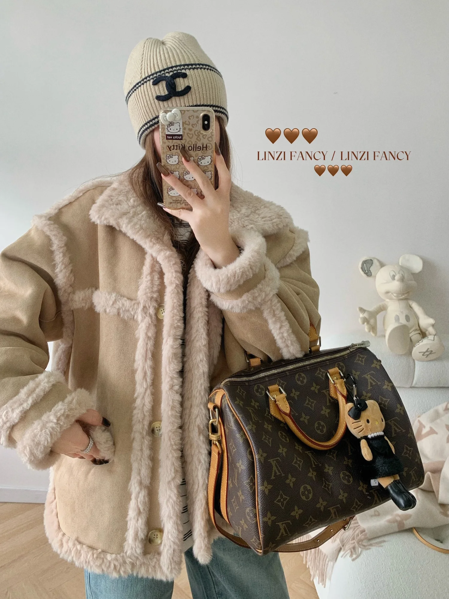 

Утепленное пальто Linzi из искусственного меха с длинными рукавами, повседневное, женское, с мягкой подкладкой, в стиле мотоциклетной куртки