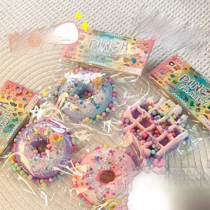 

Супер мягкие пончики для снятия стресса, сжимания и создания грязной текстуры, игрушки с высоким эстетическим значением для снятия стресса