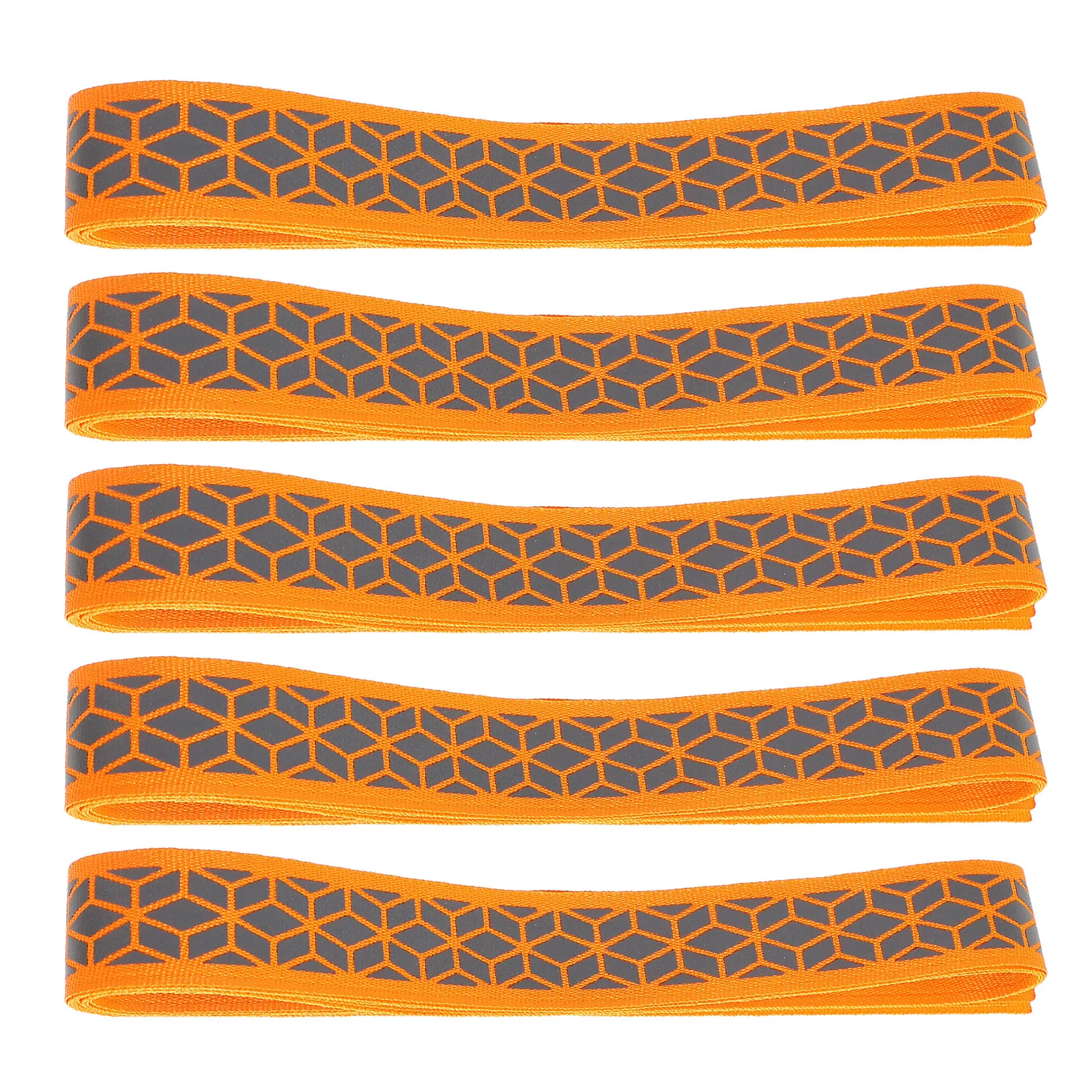 

5pcs Reflective Streamer for Bike Helmets Safety Tape Durable Decoration Ribbon Textile Novel Balance Accessories