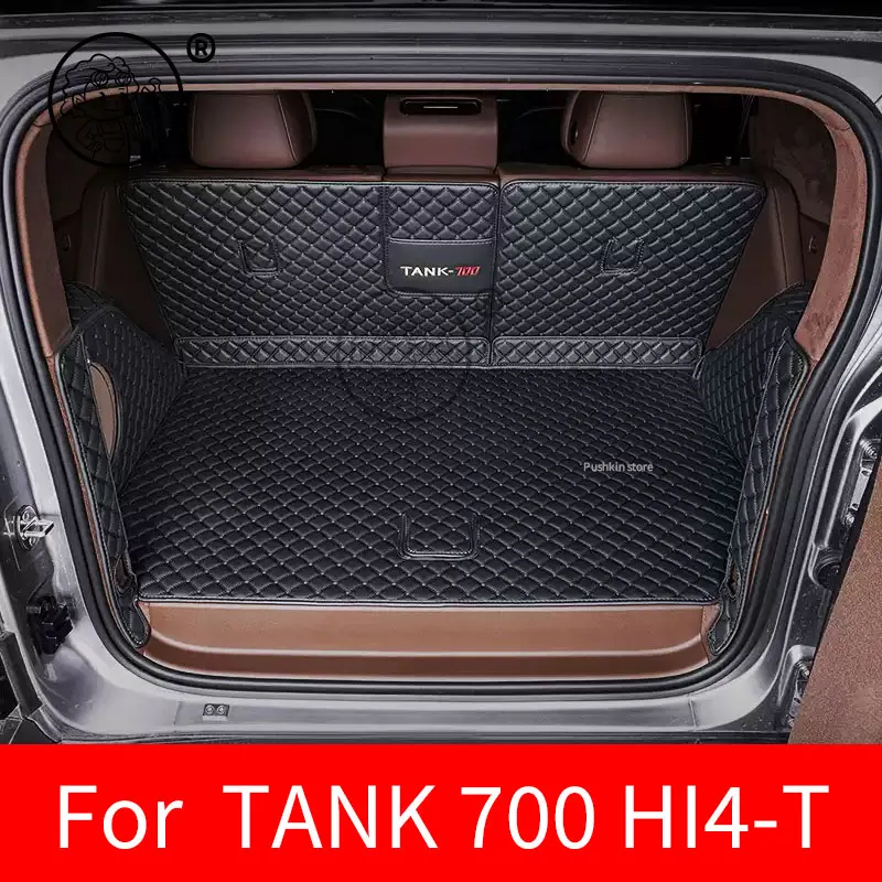 For GWM TANK 700 HI4T 2025 2026 Full Set Sheet Trunk Mat Leather Durable Cargo Liner Boot Carpets Interior Cover Accessories