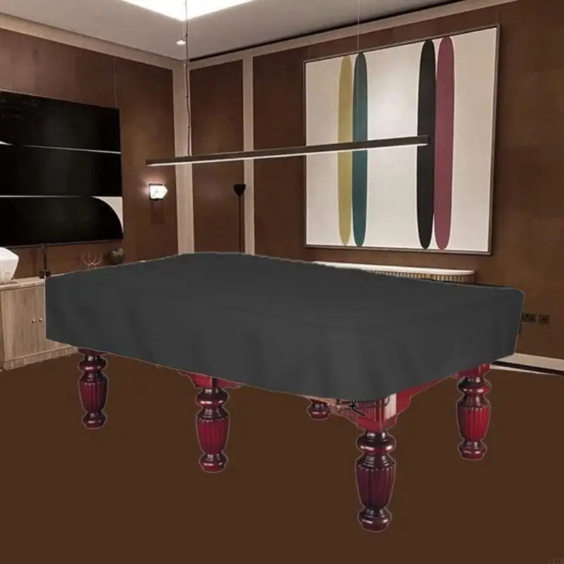 

Billiard Table Cover with Drawstrings Oxfords Cloth Pool Table Cover Sun Rain Table Protections Cover for Outdoor Indoor
