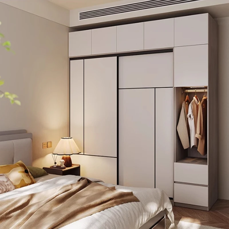 Modular Wearable Wooden Wardrobe Clothes Cupboard Garden Bedroom Ropero Lounge Suite Furniture