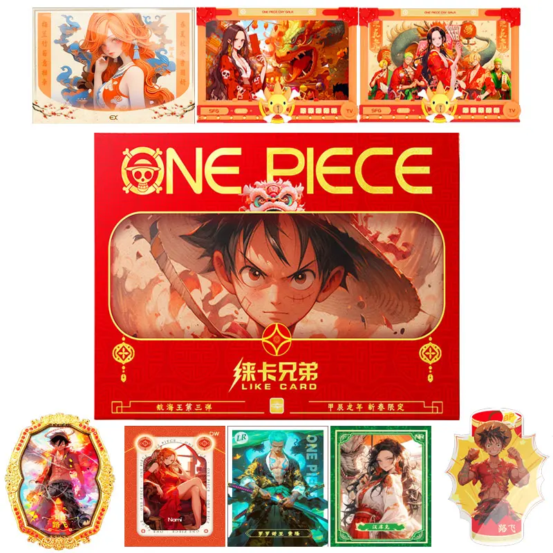 

Discounted LIKE One Piece 3 Collection Card Cartoon Booster Box Luffy Sanji Nami TCG Popular Trading CCG