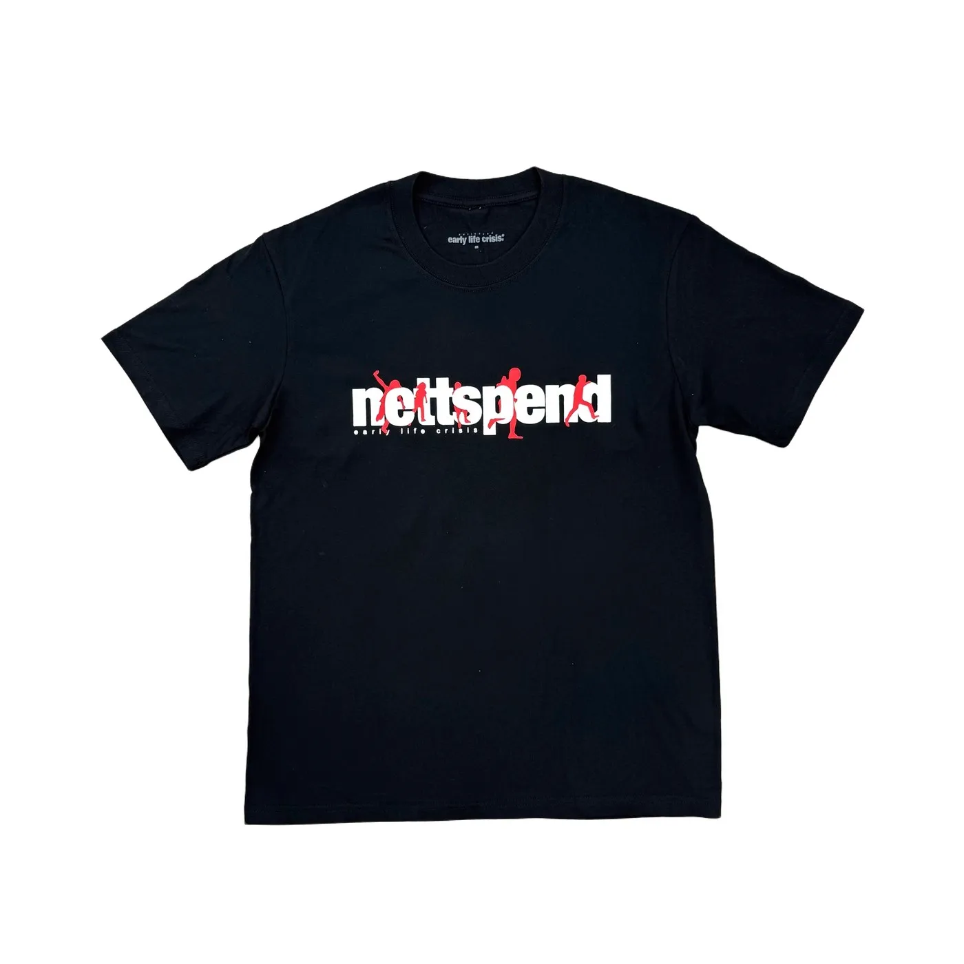 New Men nettspend EARLY LIFE CRISIS MERCH T Shirts T-Shirt Hip Hop Skateboard Street Cotton T-Shirts Tee Top US size E16