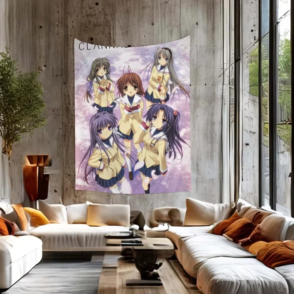 Clannad After Story Wall Tapestry For Living Room Home Dorm Decor