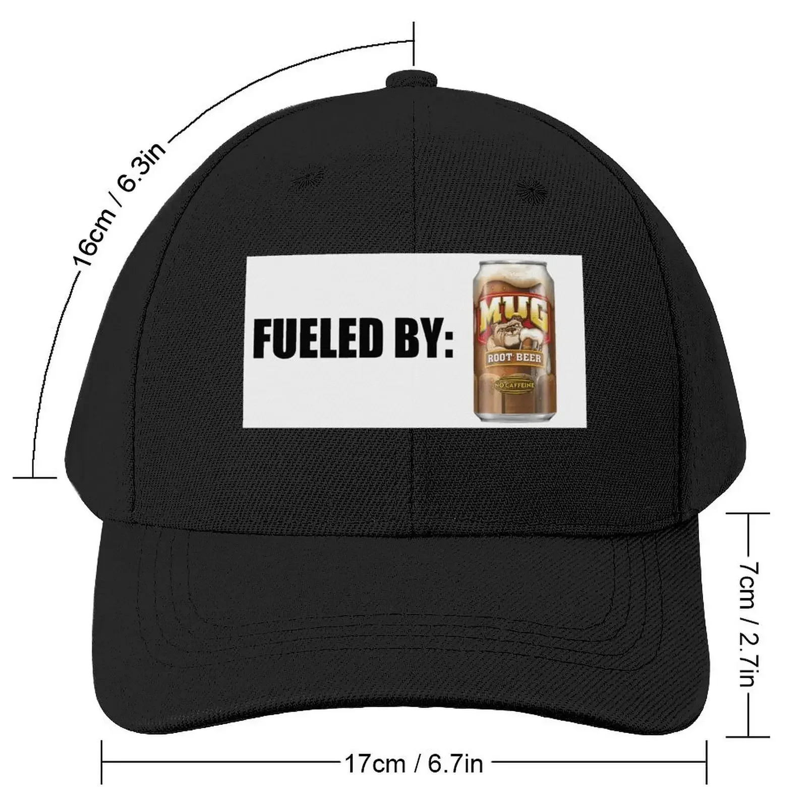 Fueled By MUG root beer Baseball Cap sun hat Sports Cap Sun Hat For Children Women Men's