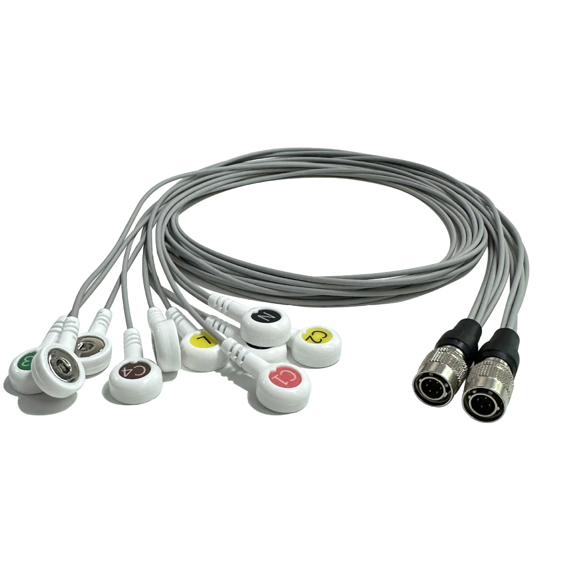 

Suitable for Shanghais Quntians PI dynamics ECG 12 lead wire 4 + 6 lead, 24-hour Holter heart wire 1