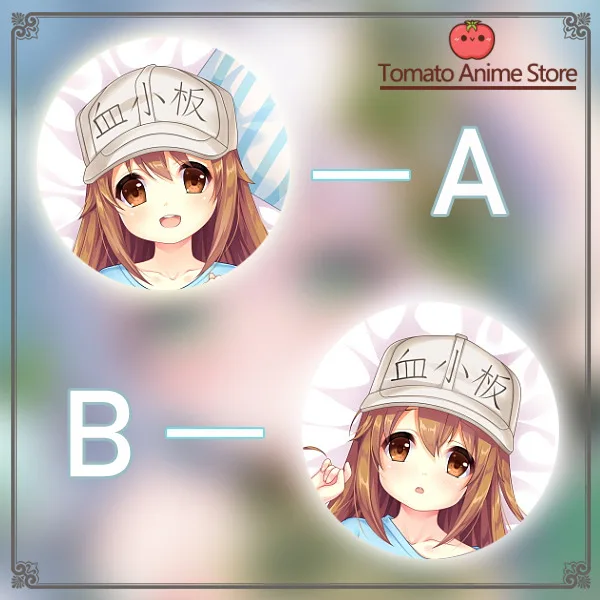 Células en el trabajo Platelet Dakimakura Hing funda de almohada Cosplay japonés Otaku funda de cojín regalos de navidad