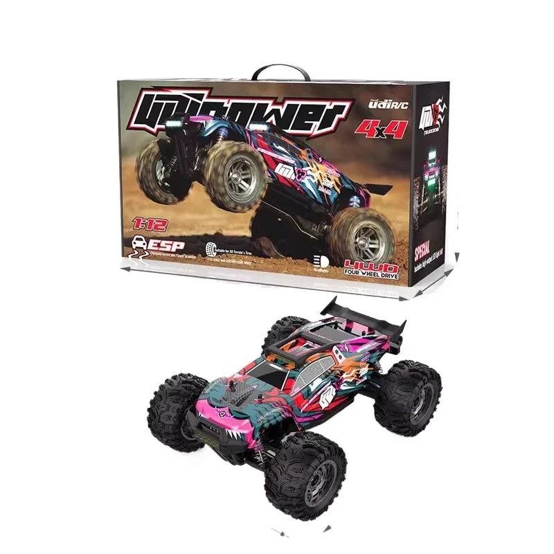 

Yudi UD12PRO V3 Desert Off road Truck 70km Waterproof 1:12 4WD Brushless Remote Control Vehicle