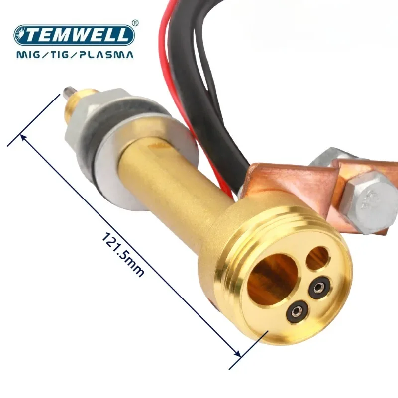 European Central Connector Sleeve 115# MIG MAG Welding Panel Socket Euro Central Connector Power Tools Replacement Accessories