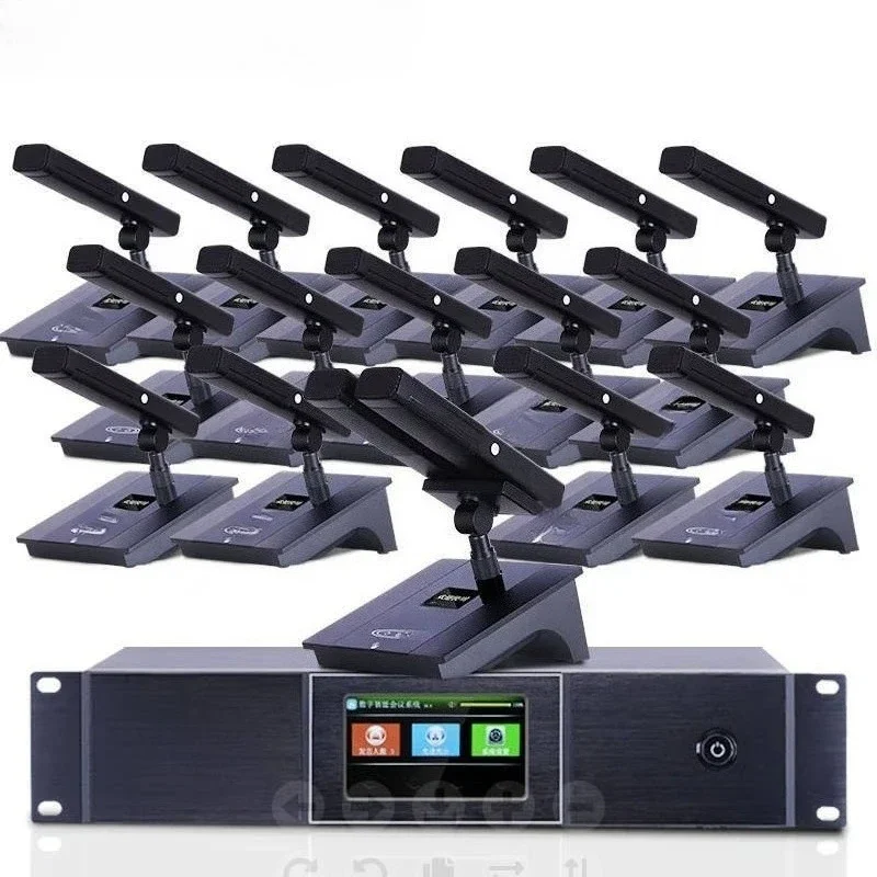 

G-800 Professional Wireless Hand in Hand Microphone Engineering Large Conference Condenser Microphone Desktop Gooseneck