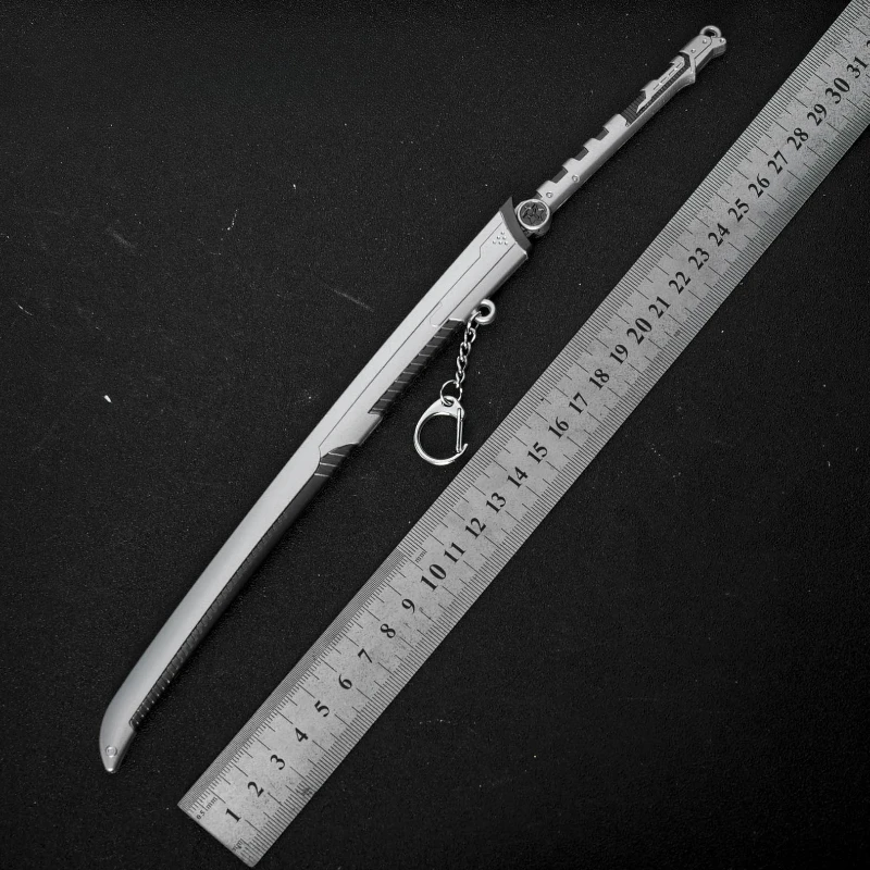 Figurka z gry, 30 cm, metalowy model, precyzyjne wykonanie, rekwizyty sceniczne, statuetka, dekoracja na biurko, ozdoby, prezenty urodzinowe, zabawki.