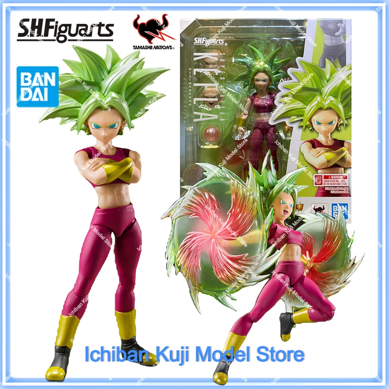 100%Original In Stock BANDAI Dragon Ball Z S.H.Figuarts Super Super Saiyan Kefla  Action Collection Figures Model Toys