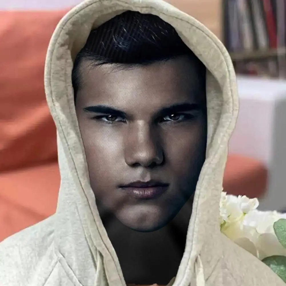 Maschera stampata 3D creativa Puntelli cosplay per feste Maschera per il viso in rete elastica per uomo Donna Copricapo cosplay Cappuccio complicato Novità Forniture