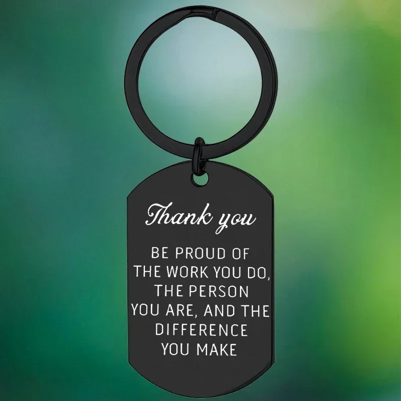 Employee Appreciation Gifts Keychain Coworker Boss Thank You Gift Key Chain Pendant Colleague Teacher Nurse Leaving Gifts