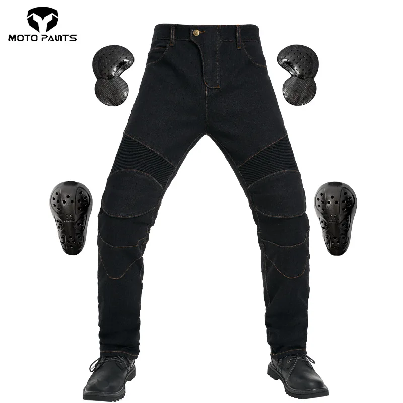 Motorcycle Jeans Wearable Motorcycle Motorbike Moto Trousers Touring Racing Riding Pants With CE Motorbike Protection - Image 4