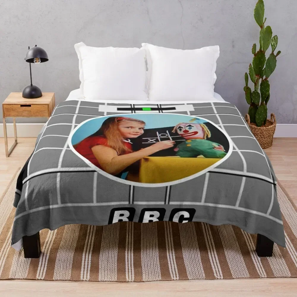 Test card Throw Blanket Thermals For Travel Bed covers sofa bed Blankets