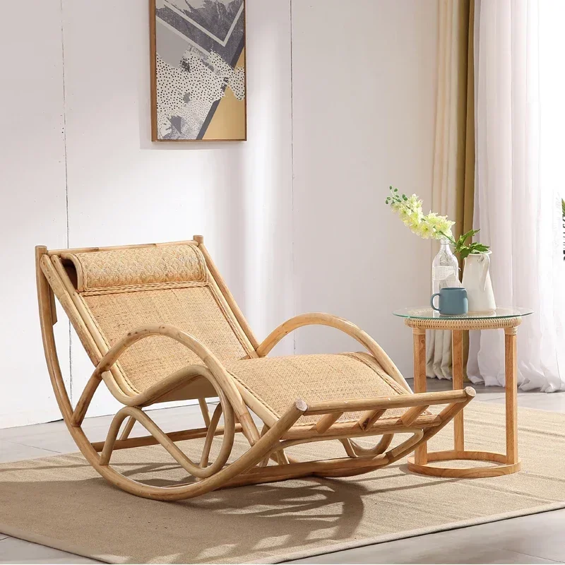 

#Manufacturers wholesale high - quality garden living room leisurely rattan rocking chair