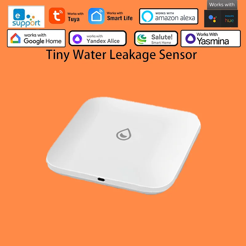 eWelink Zigbee 3.0 water leakage sensor Works with SmartLife/Salute/Google/Alice/Alexa/hue Reomoted with APP