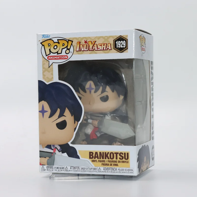 Original Funko Pop Inuyasha Bankotsu figura de acción de Anime de hueso bonito figura de vinilo modelo juguete niños regalo decoración de escritorio coleccionable