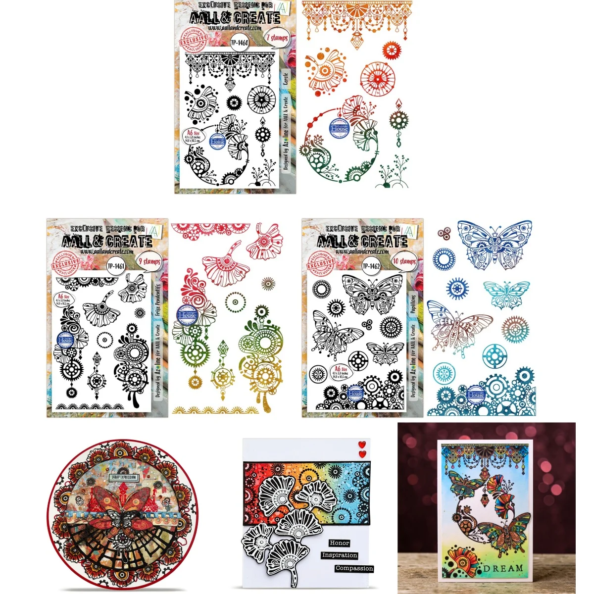

June 2026 New Steampunk Coglight Gearfeather Clear Stamps for DIY Making Card Scrapbook Embossed Paper Craft Supplies Template