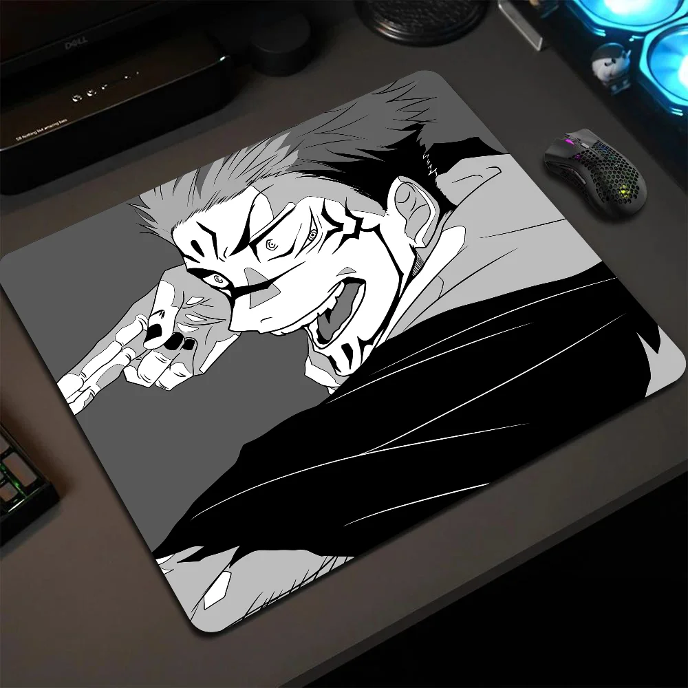 

Ryomen Sukuna Jujutsu Kaisen Anime Mousepad Small LockEdge Mouse Pad For Gamers Computer Desk Pad Anti-slip Rubber