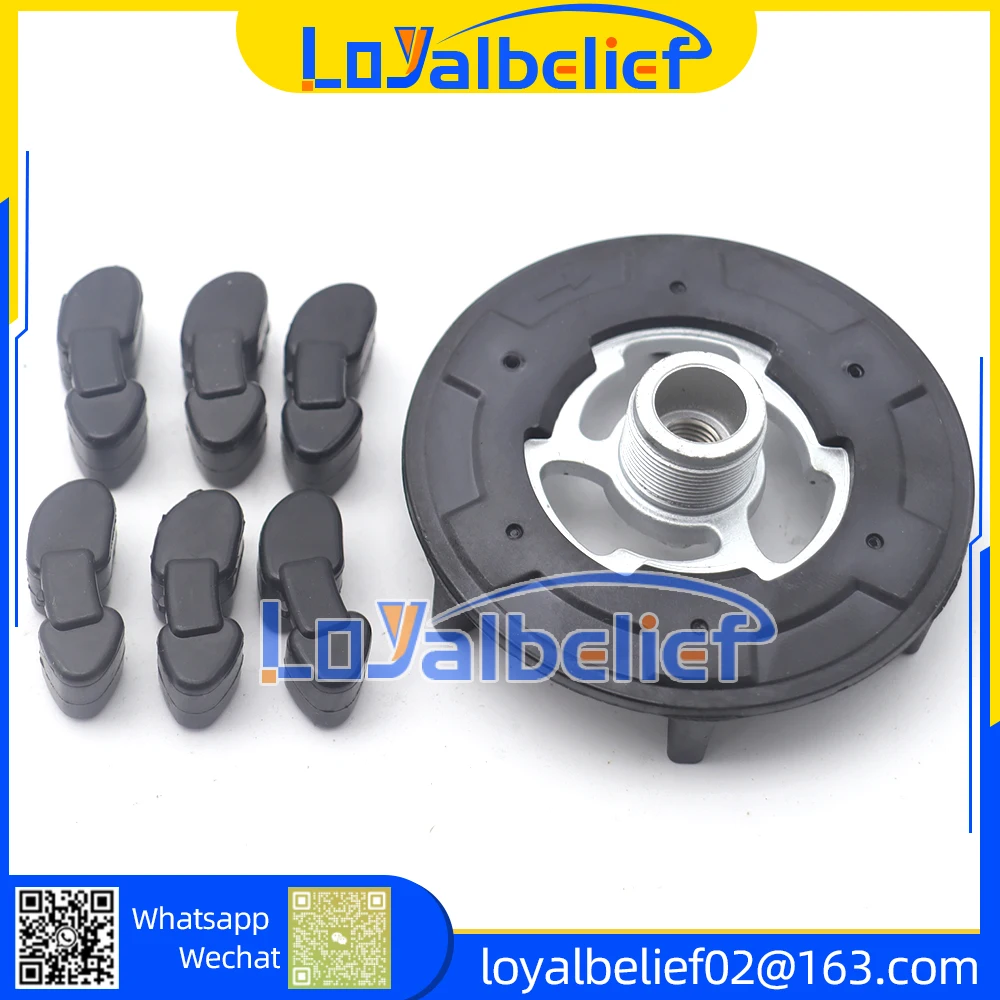 5SE09C 5SL12C 5SEU12C 6SEU14C 6SEU17C 7SEU17C Gumowa piasta sprzęgła sprężarki powietrza do Toyota AUDI BMW SKODA SEAT