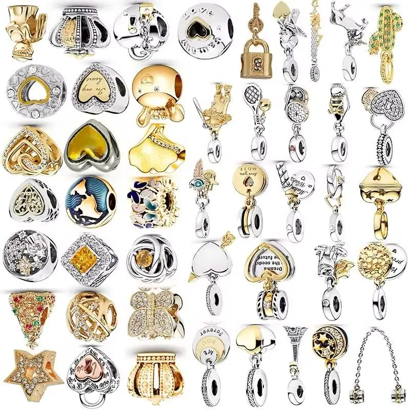 

5pcs/10pcs Women's Charm Beads DIY Bracelet & Necklace Jewelry Accessories Dropshipping