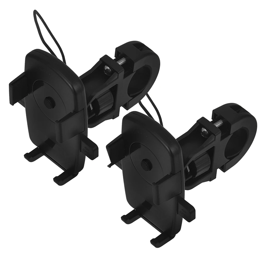 

2pcs Phone Mount Holder Adjustable Angle Durable Pp Material For Mountain Bike Cycling Navigation Outdoor Riding Phone Holder