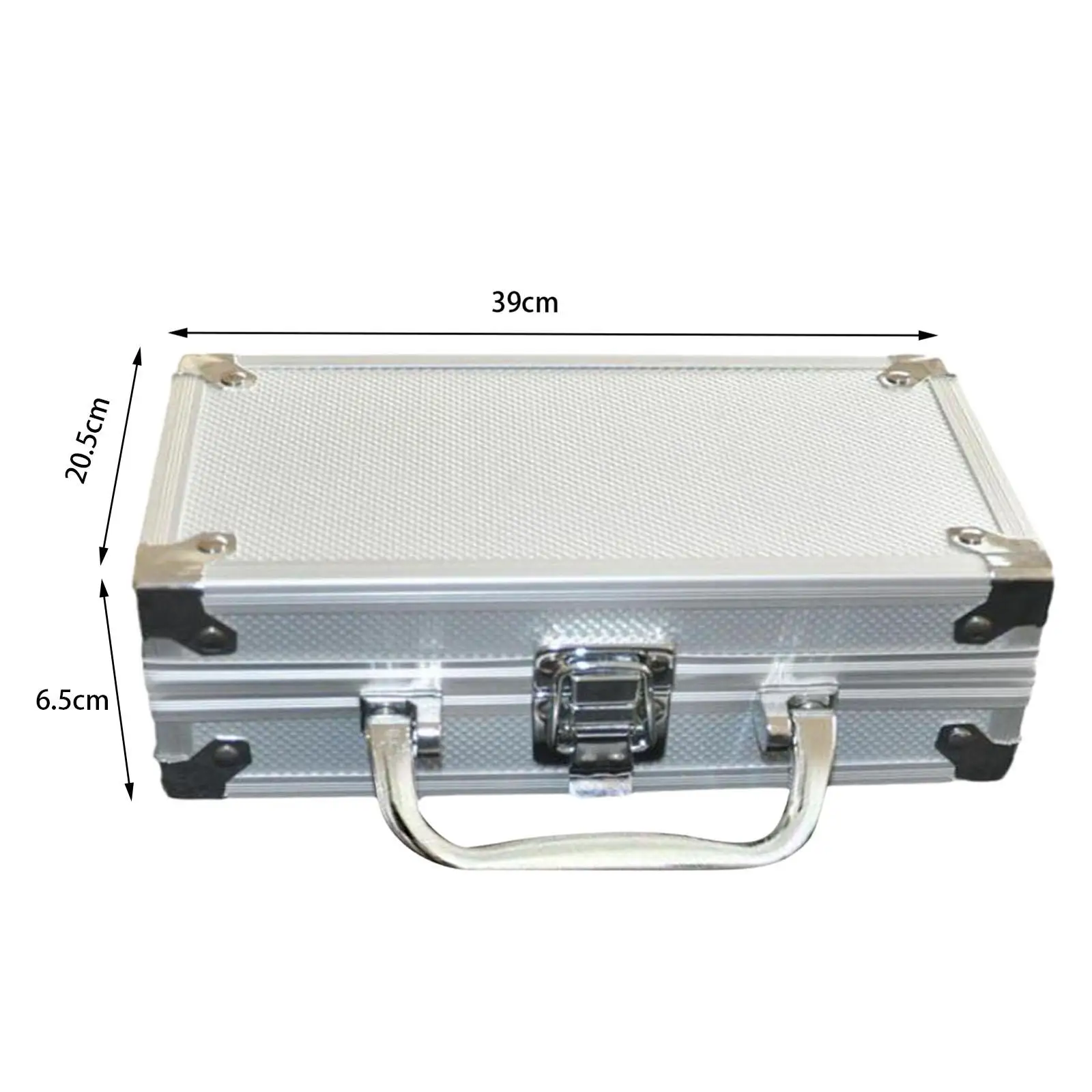 Pojemnik na chipy ze stopu aluminium, uchwyt na chipy, organizer, puste etui do transportu