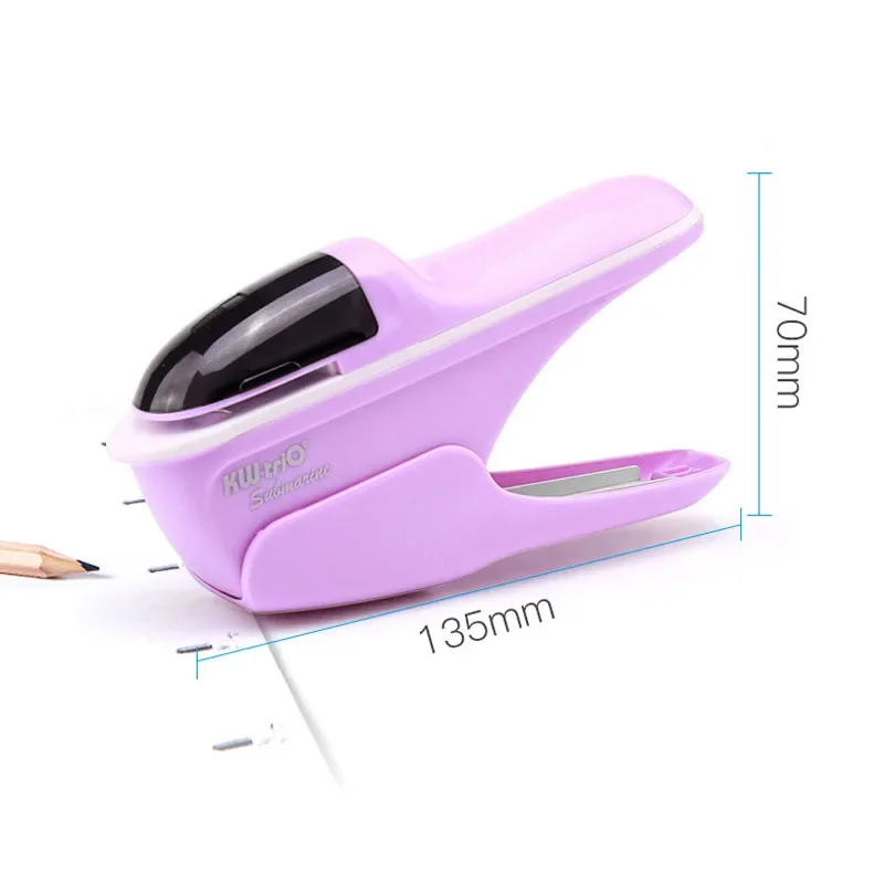 Desktop Stapleless Stapler for Fixing Up To 8 Sheets for Home School Office Desktop Stapler Ticket Paper and Document Binding