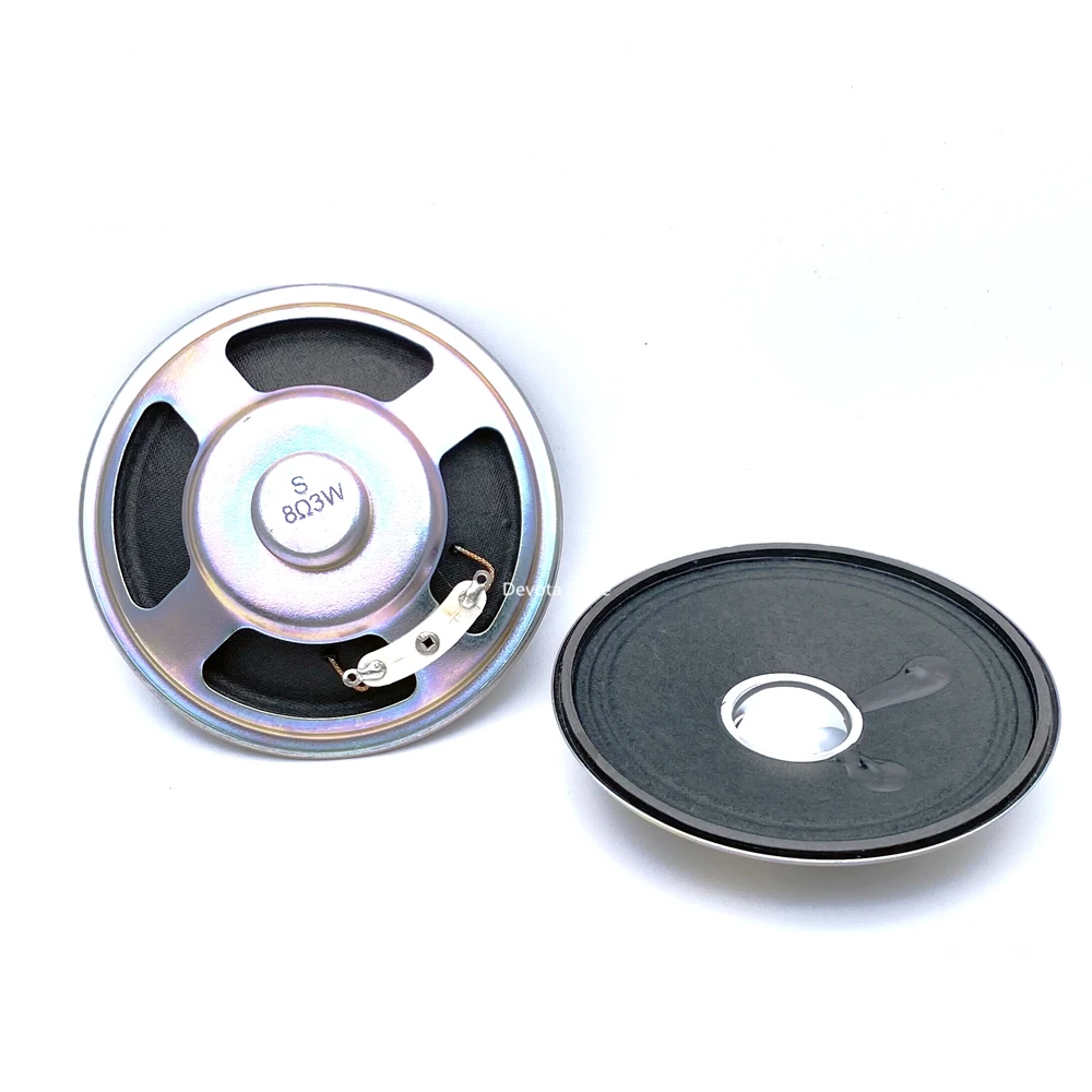 2X 8R 3W 77MM diameter Paper-cone speaker 8 Ohms 3 watts Mini speakers/sound system Parts